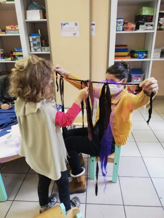 Atelier Couture au Centre de Loisir de Laguépie Halloween 27 Octobre 2020